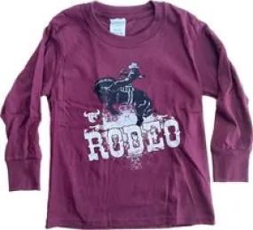 Kid's "Bronc Rodeo" Long Sleeve Shirt