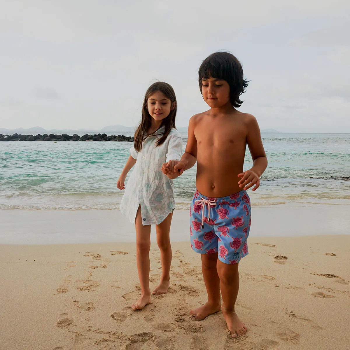 Kids' Swim Shorts TURTLE