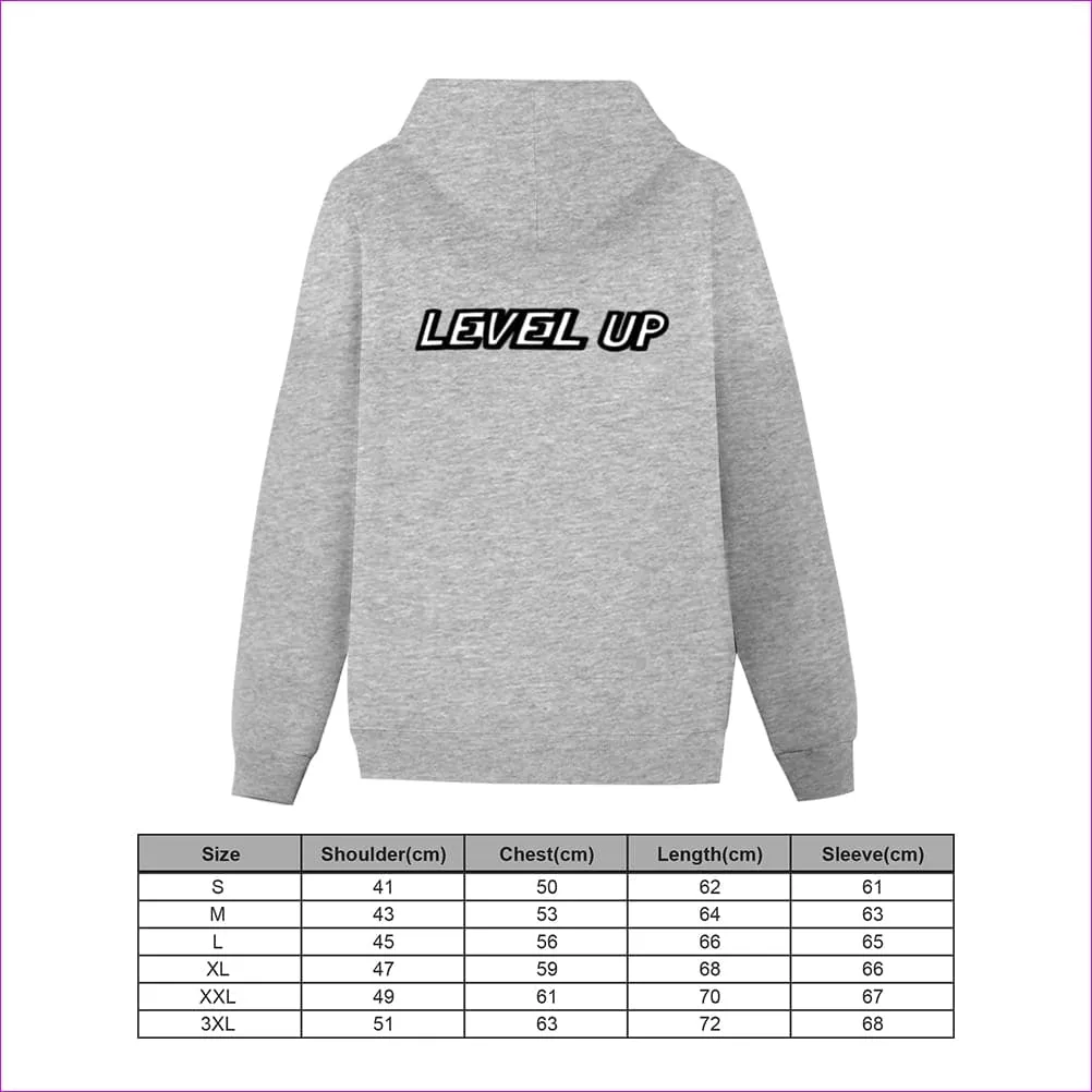 Level Up Womens Back Print Hoodie with Pocket