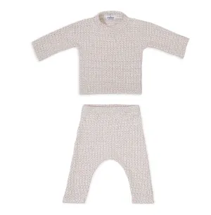 Linen Baby/Kid Clothing Set - Beige