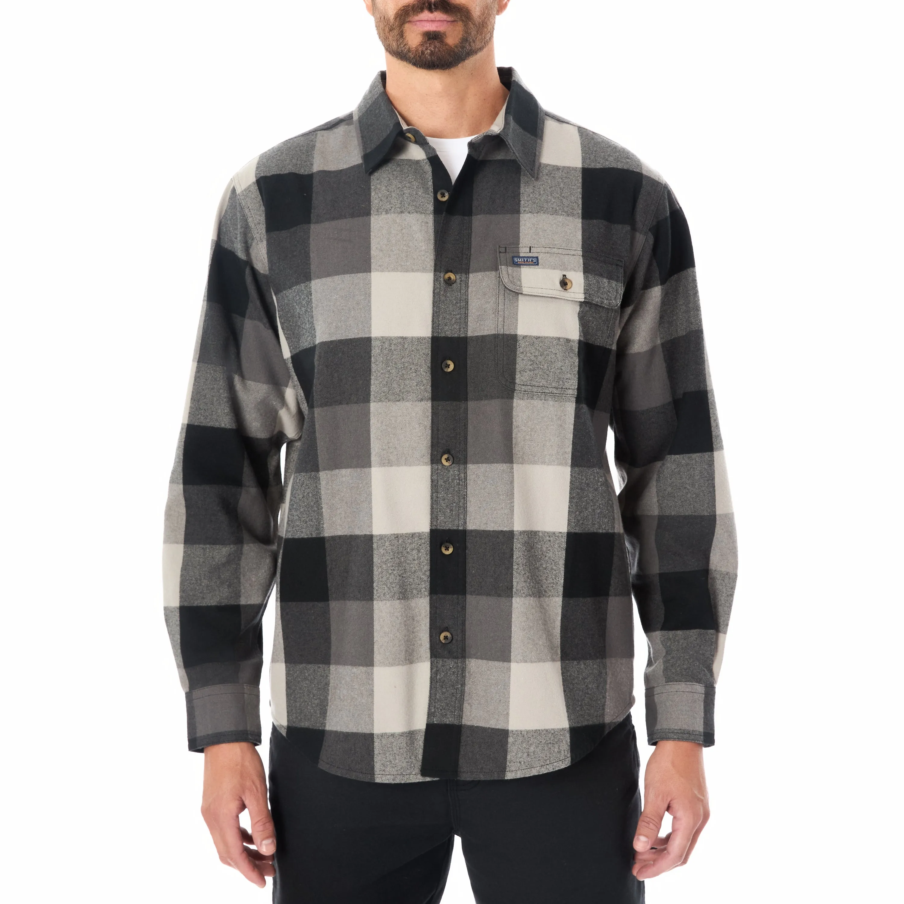 LONG SLEEVE BUFFALO FLANNEL SHIRT