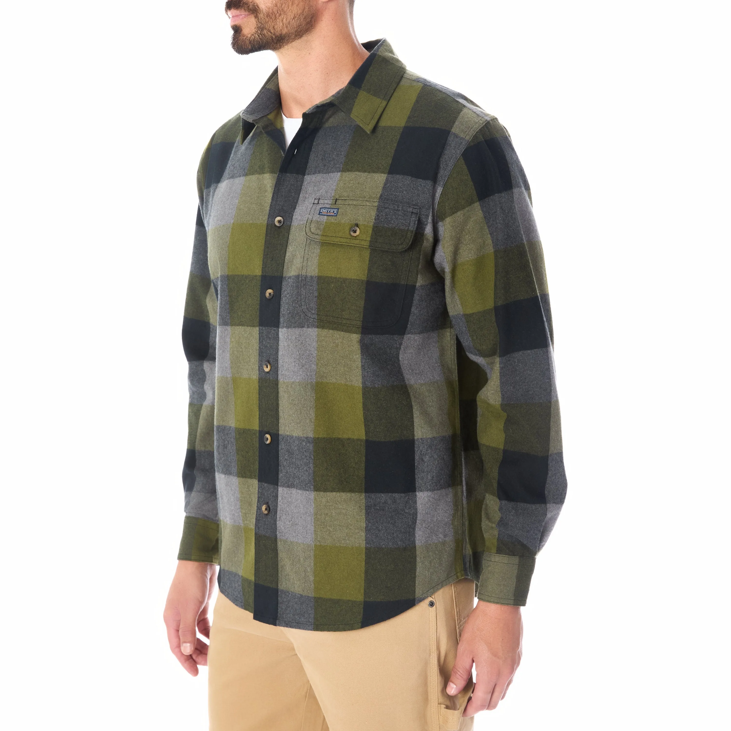 LONG SLEEVE BUFFALO FLANNEL SHIRT