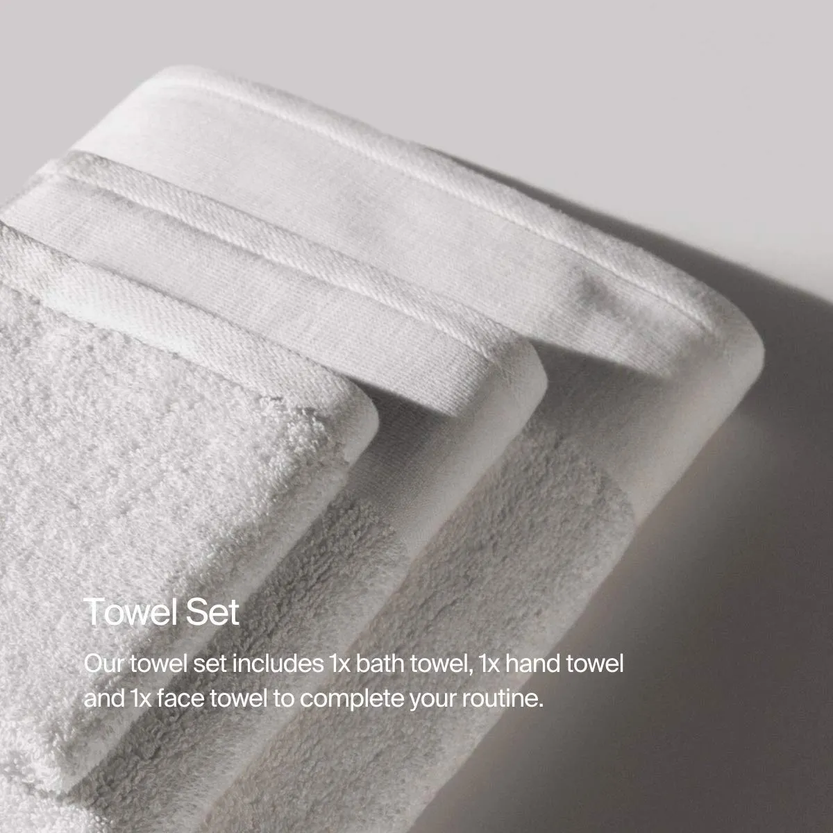 Luxury Antimicrobial Towel Set (Face, Hand & Bath) - Smart Fabric Naturally