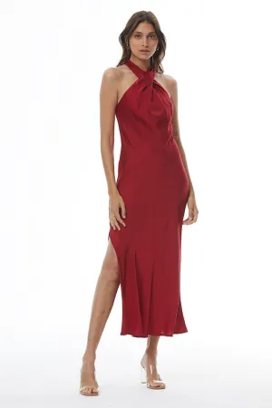 Manhattan Midi Dress // Red Velvet