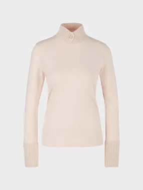 Marc Cain Collections Turtleneck Top In Soft Blossom VC 48.25 J71 COL 157