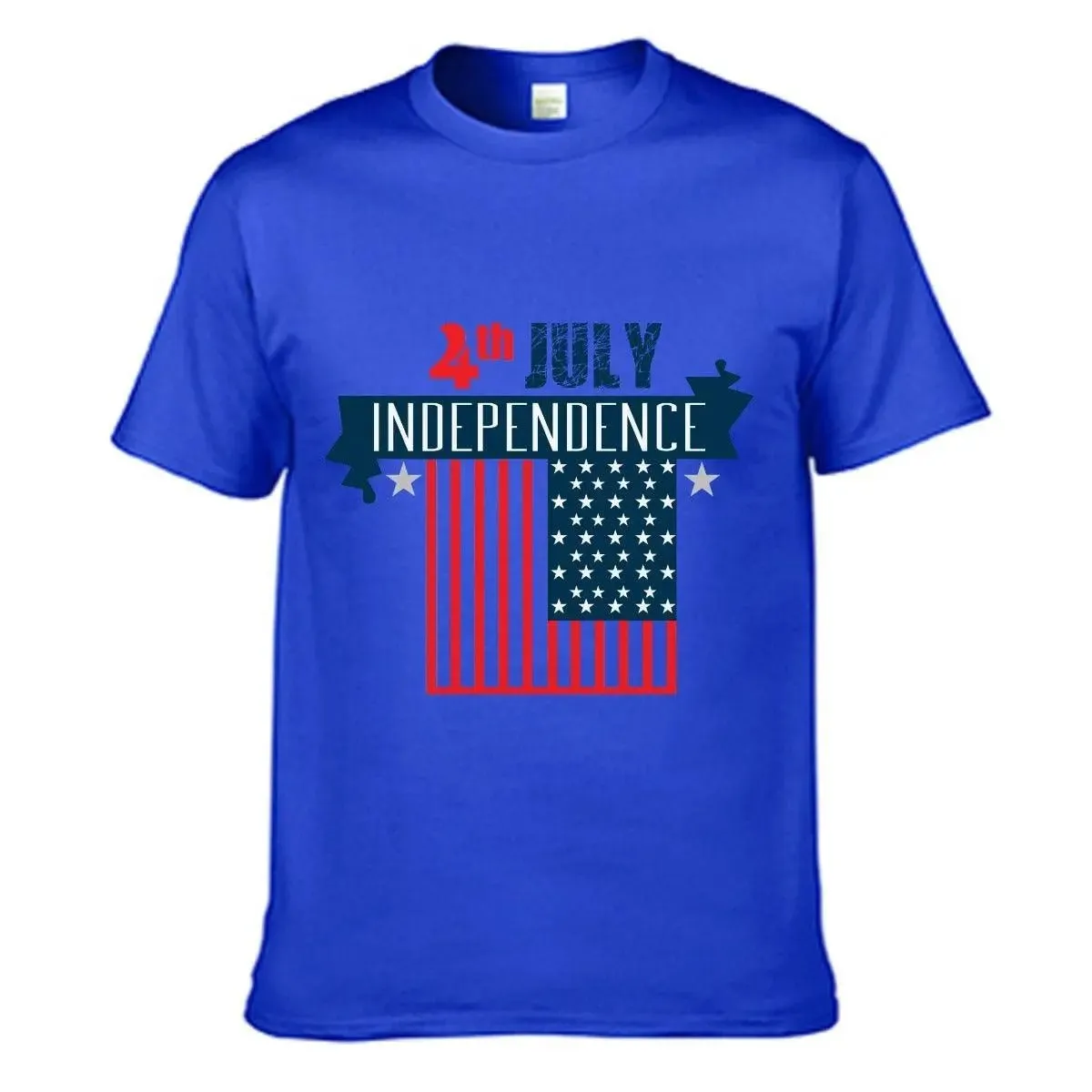 Men's Indepenence Round Neck T-shirt