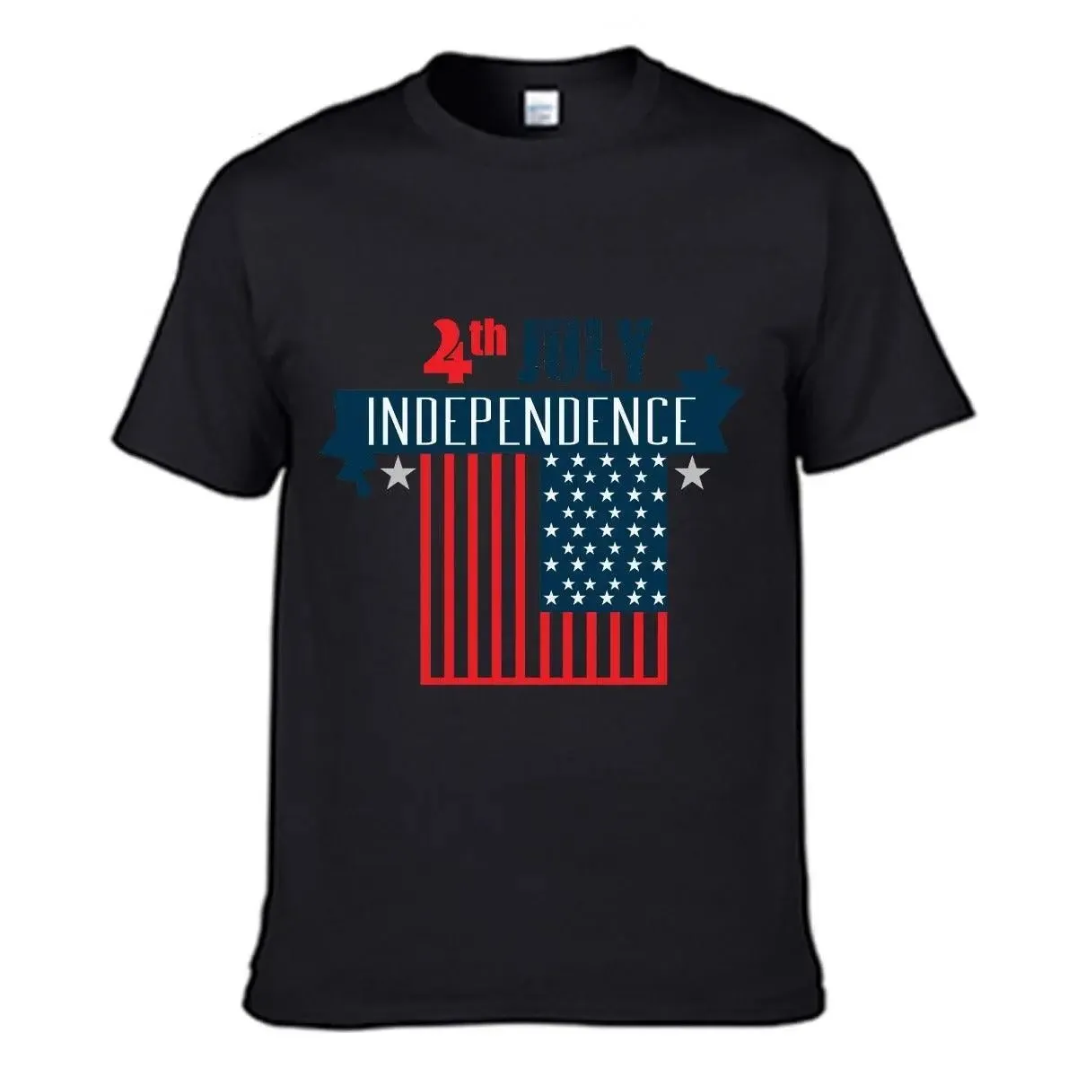 Men's Indepenence Round Neck T-shirt