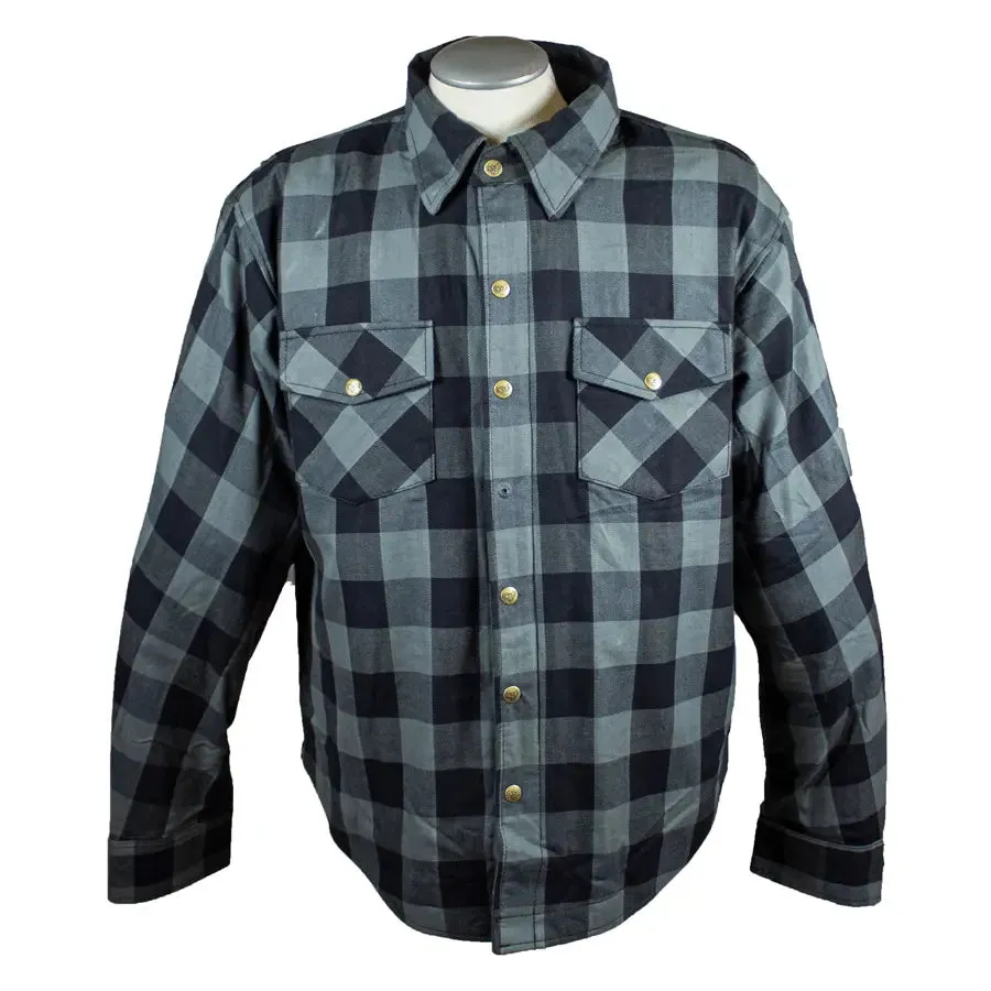 Men's Reinforced Plaid Riding Shirt