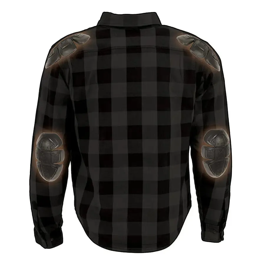 Men's Reinforced Plaid Riding Shirt