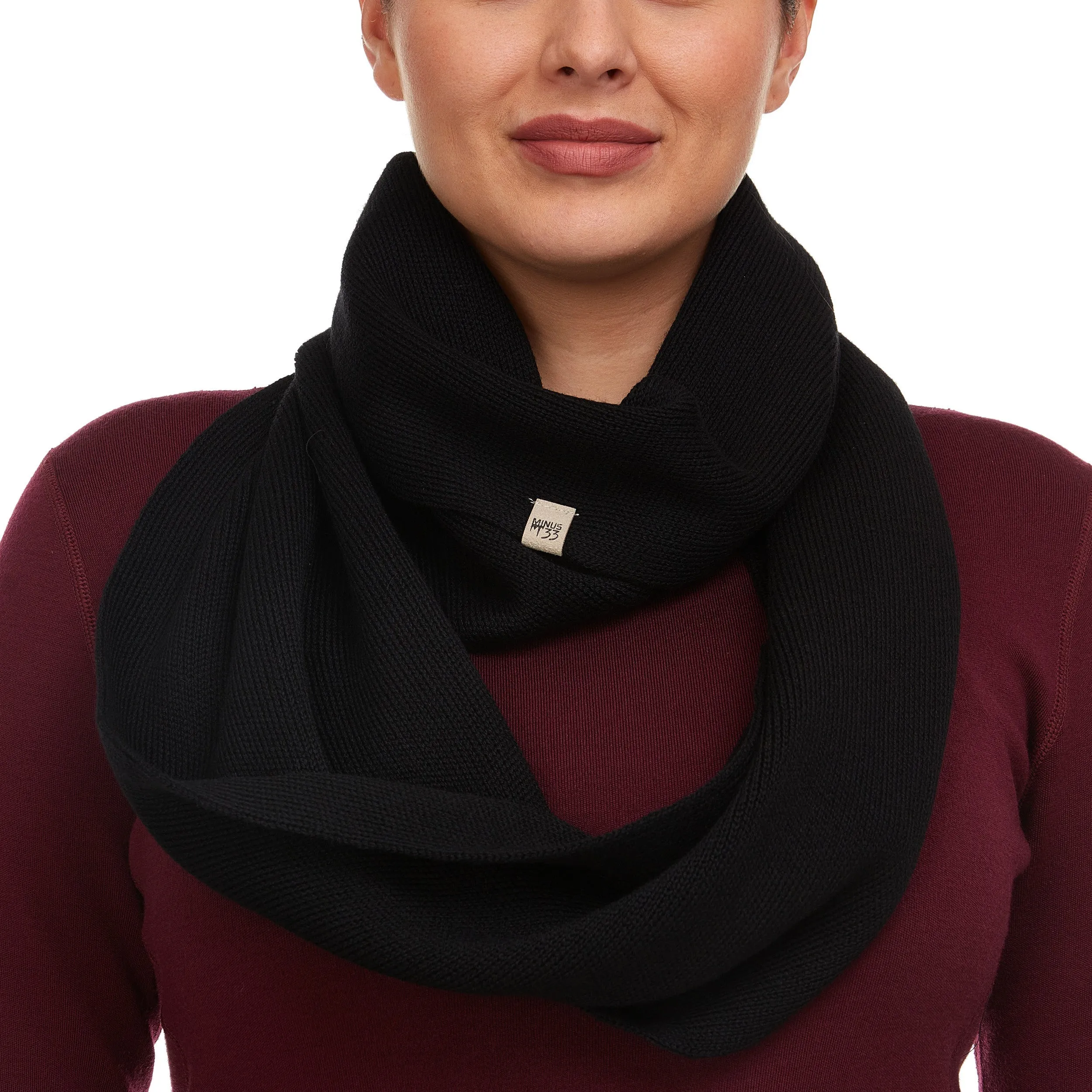 Midweight - Everyday Knit Infinity Loop Scarf 100% Merino Wool