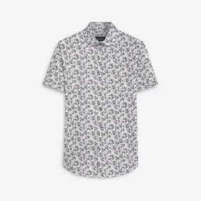 Miles Leaf Print OoohCotton Short Sleeve Shirt