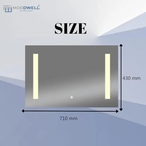 ModDwell-Luminous Luxury LED Mirror (Medium)