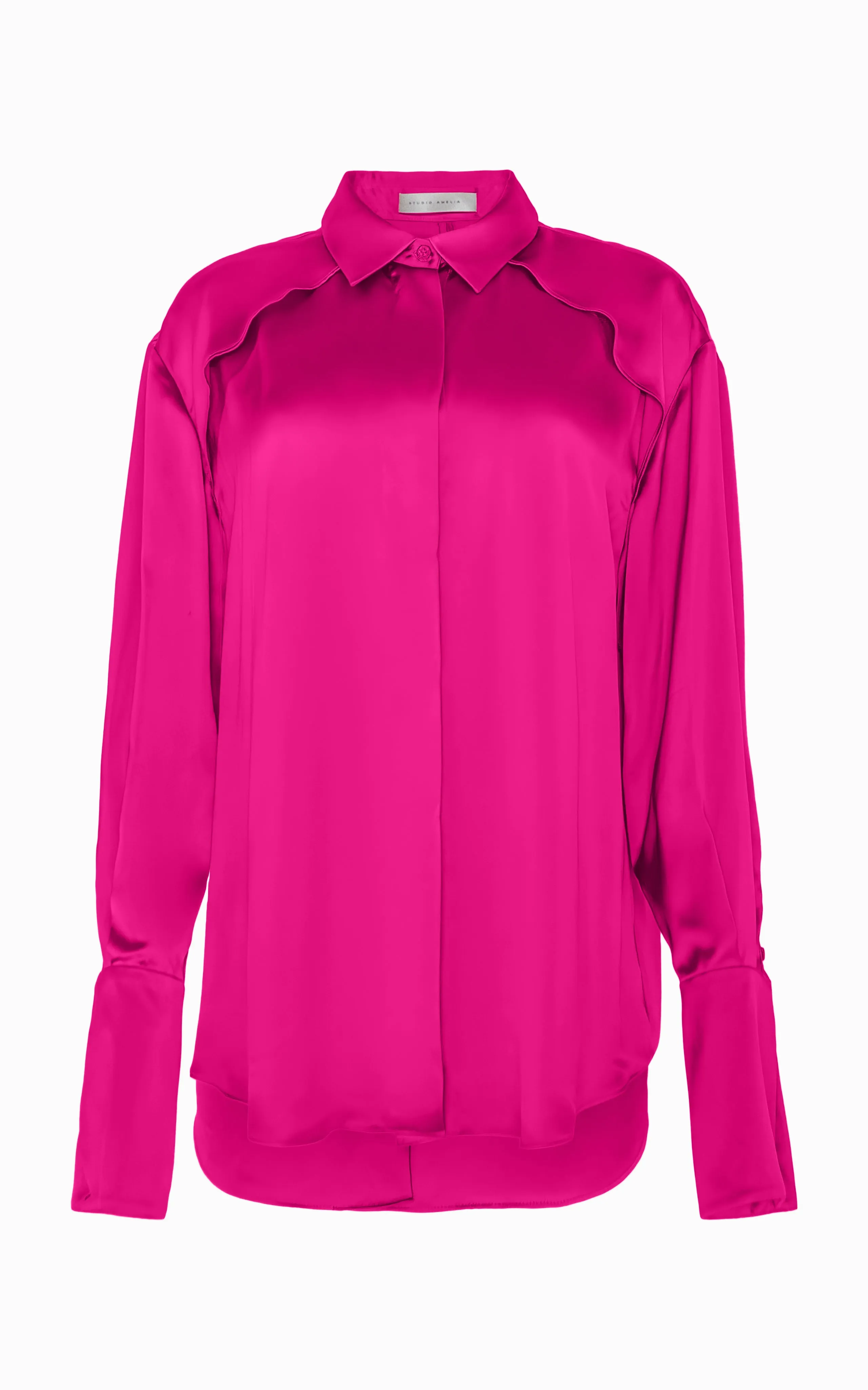 Molten Yoke Shirt | Fuchsia