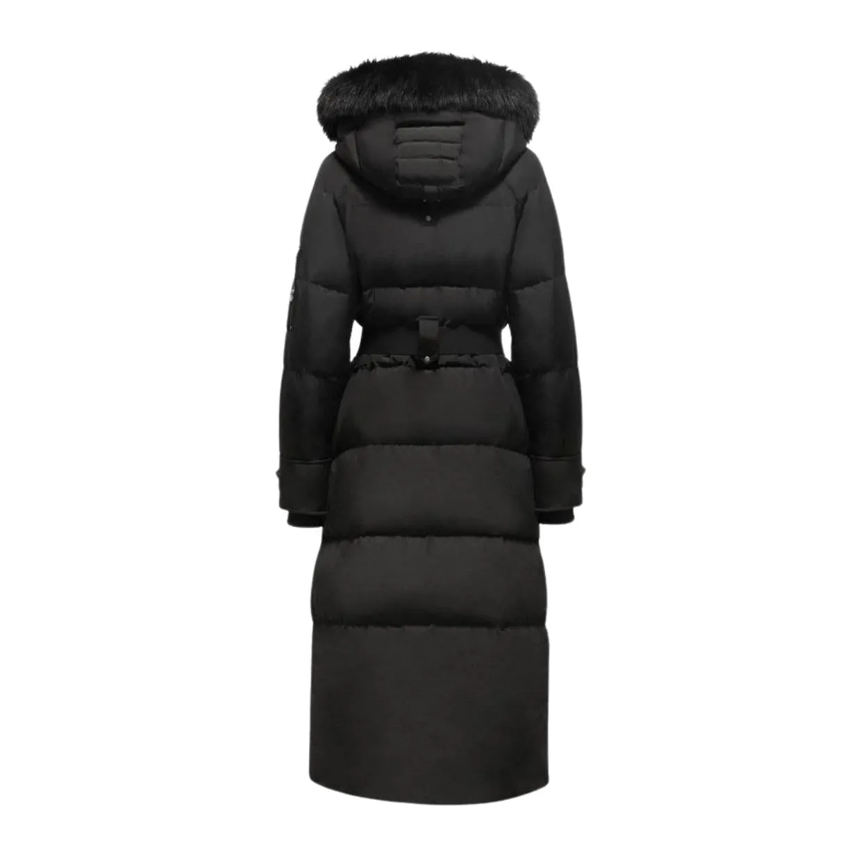 Moose Knuckles Cloud Long Black Parka Jacket