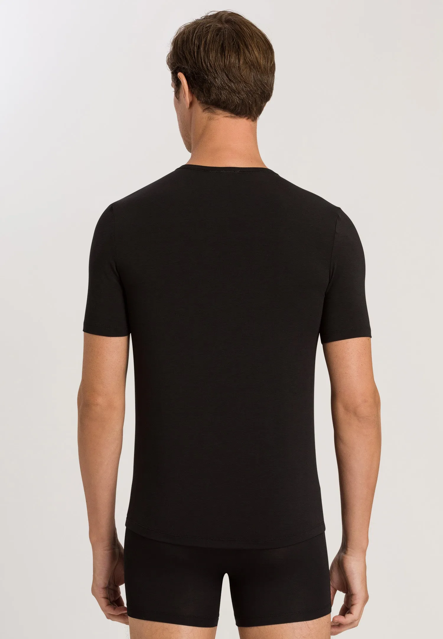 Natural Function Crew Neck Tencel Fitted T-Shirt | Deep Black 73184-2197