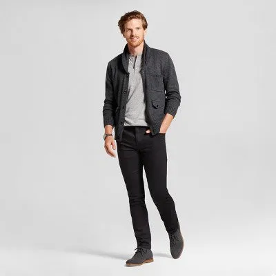 New - Goodfellow & Co Men's Mid Rise Slim Fit Skinny Leg Full Jeans Heavyweight