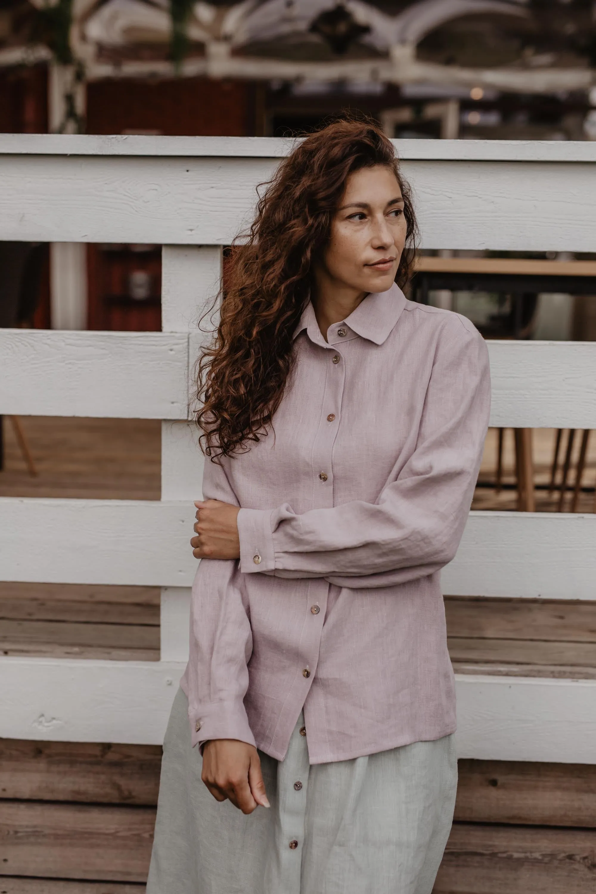 Nordkapp classic linen shirt by AmourLinen