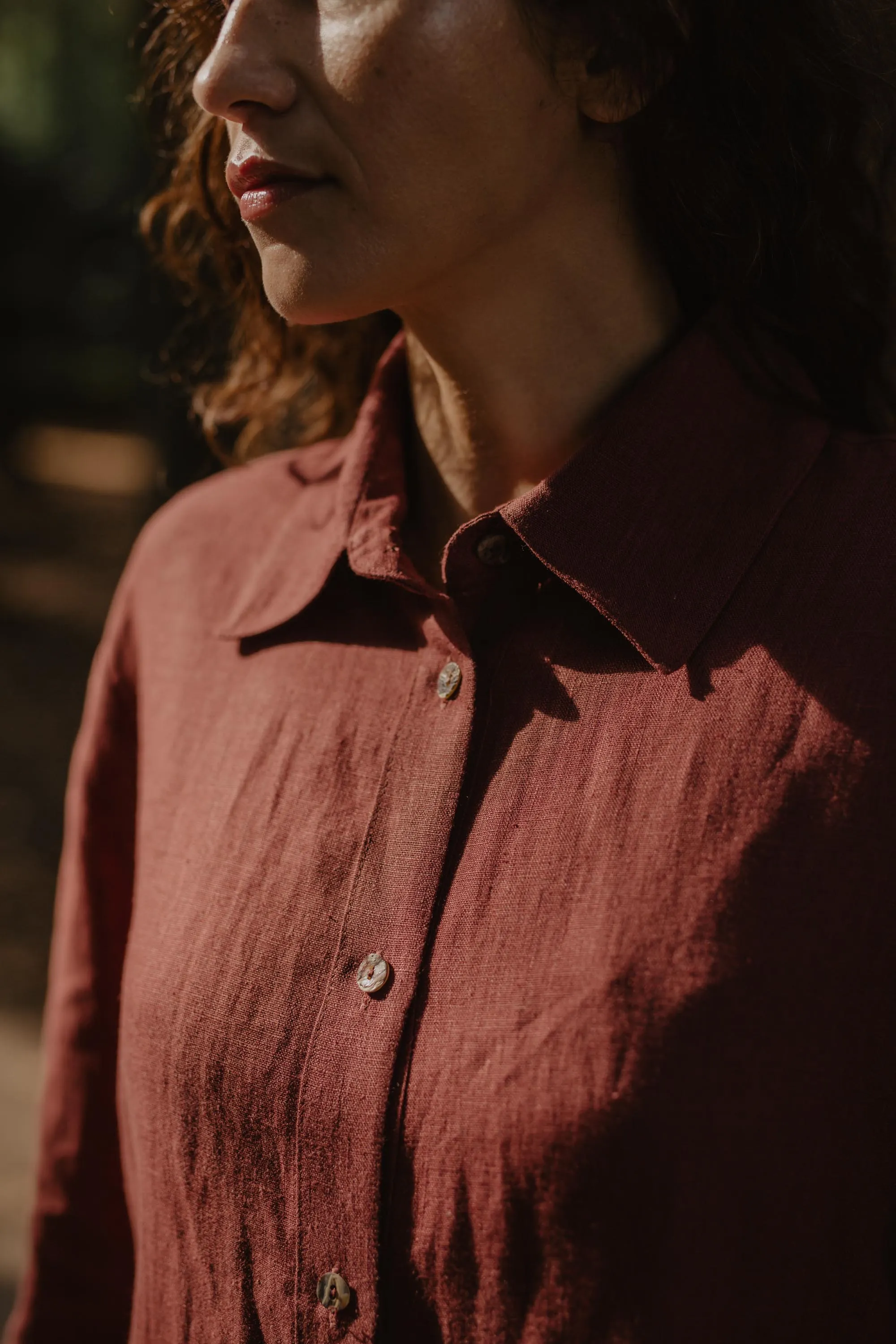 Odense casual linen shirt by AmourLinen