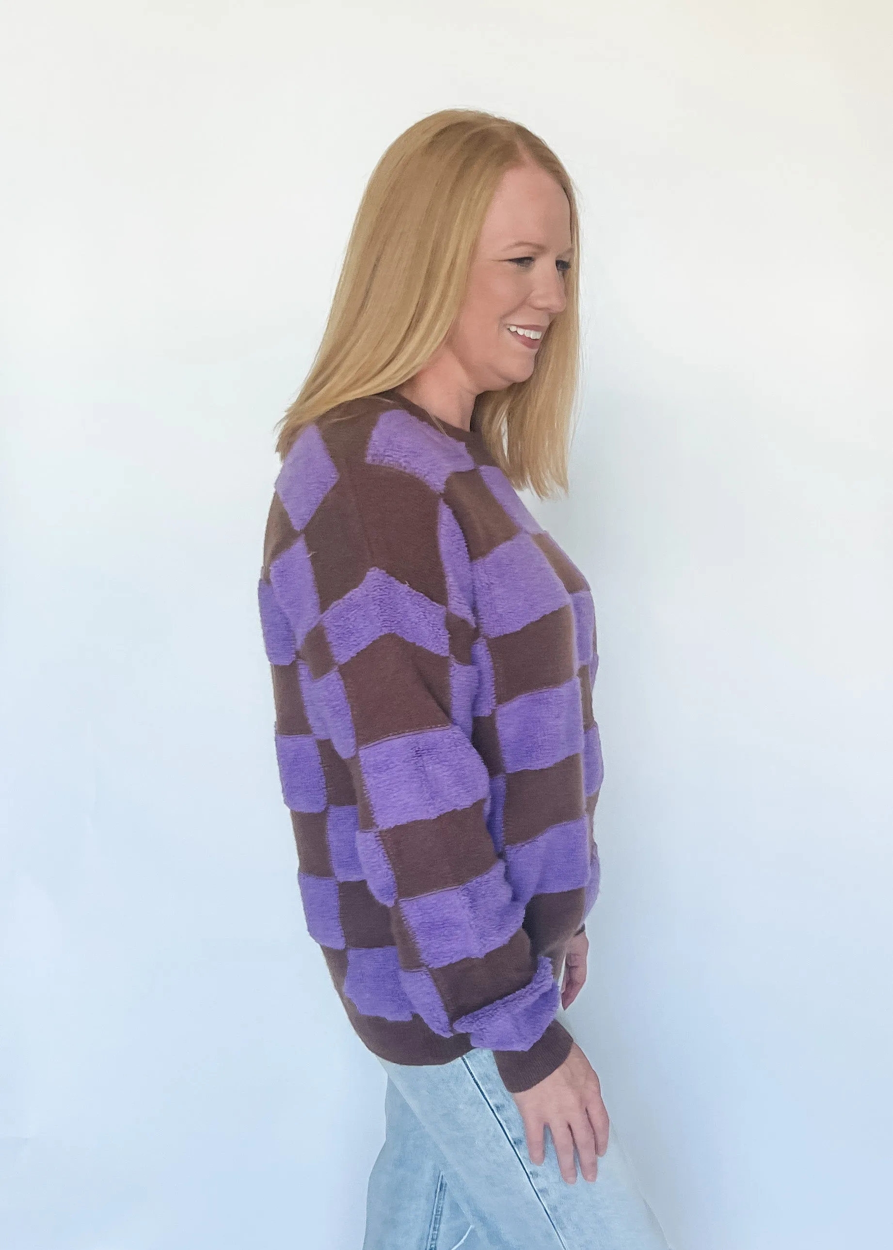 Old Faithful Checker Sweater