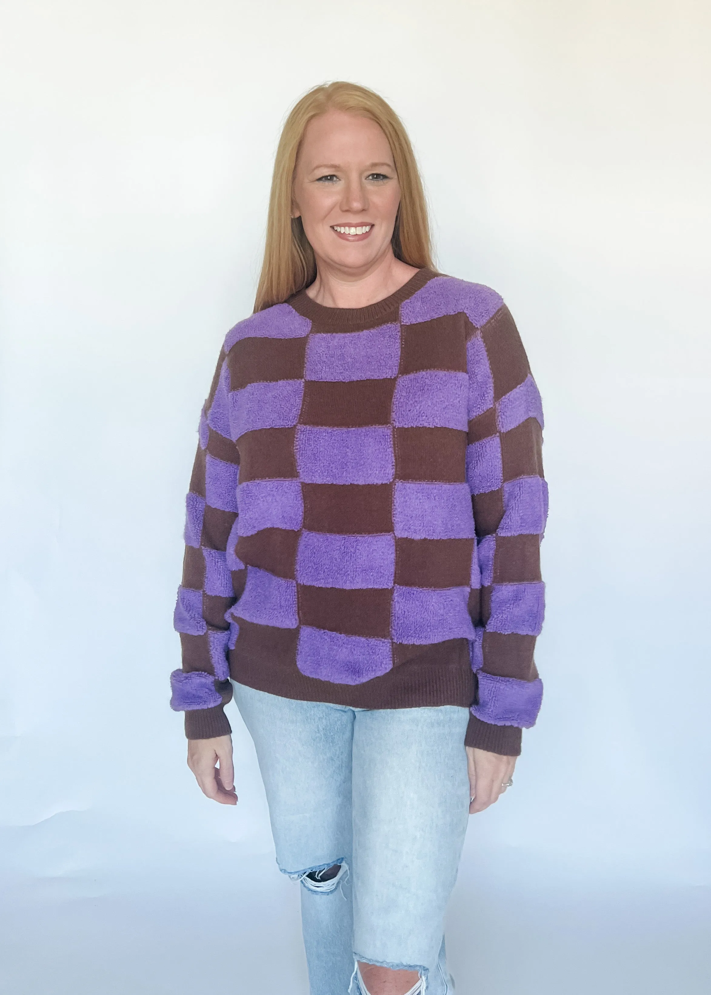 Old Faithful Checker Sweater