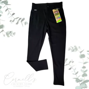 OMG Zoey Zip Skinny Black Dress Pant