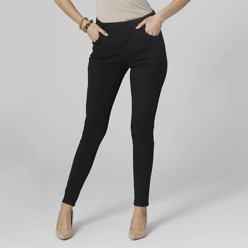 OMG Zoey Zip Skinny Black Dress Pant