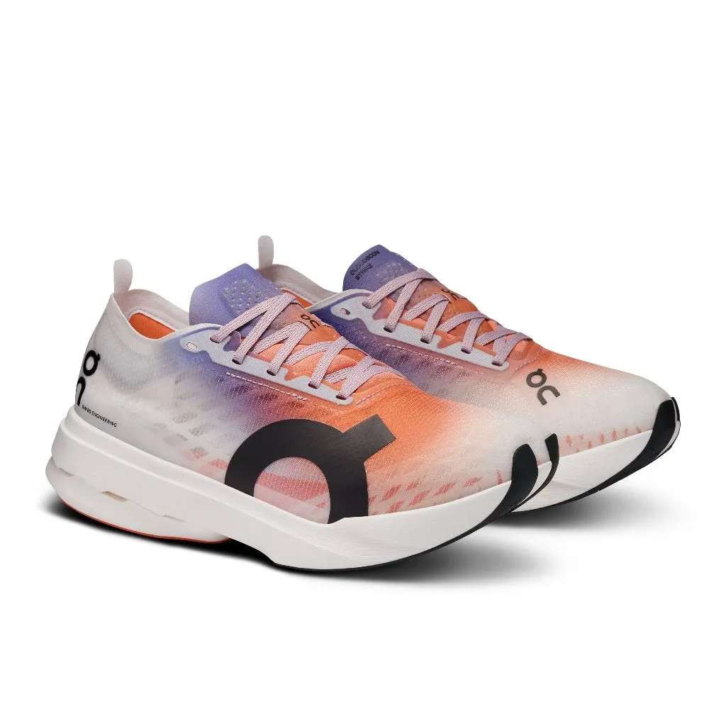 On Men's Cloudboom Strike White / Flame