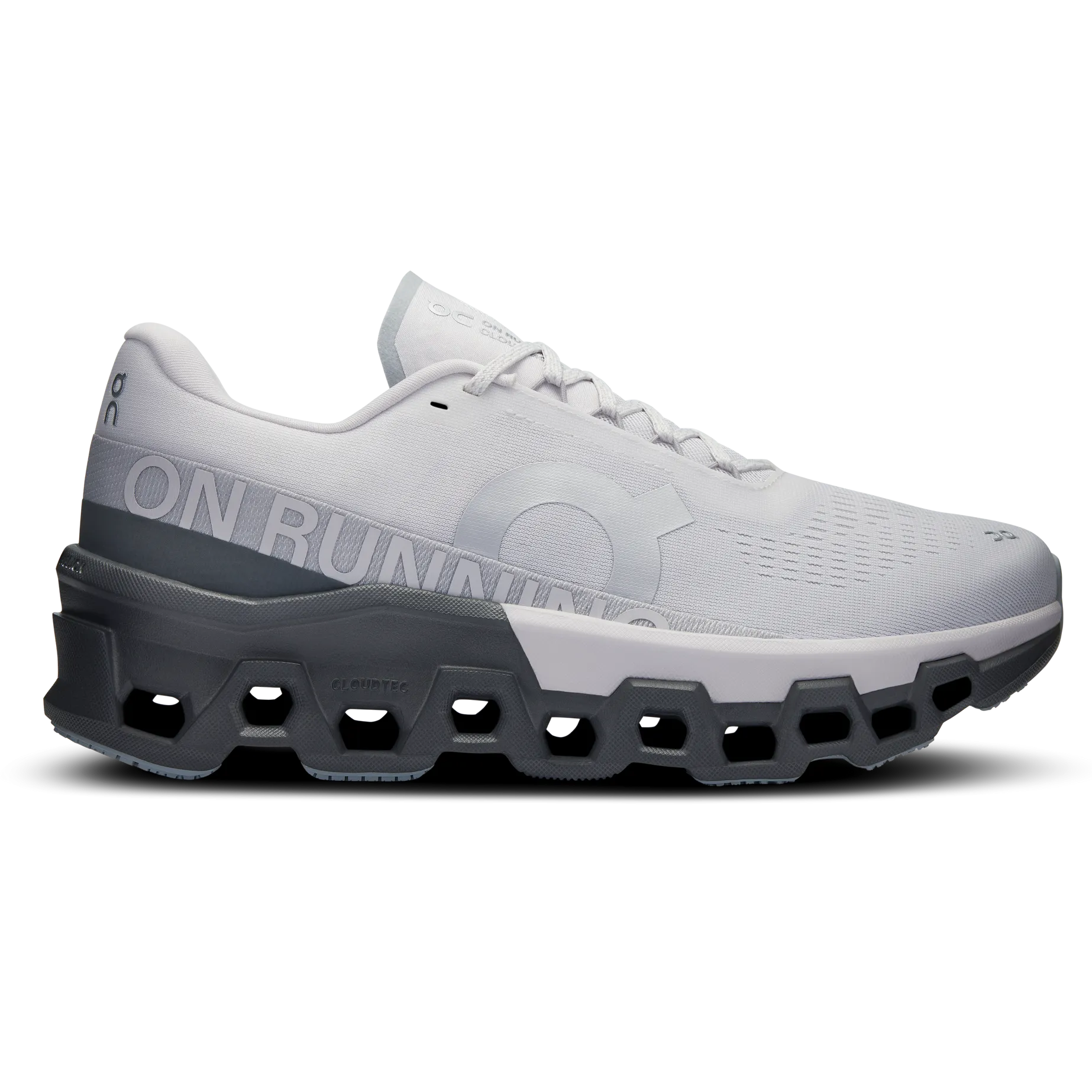 On Running Men's Cloudmonster 2 Shoes - Frost / Rock