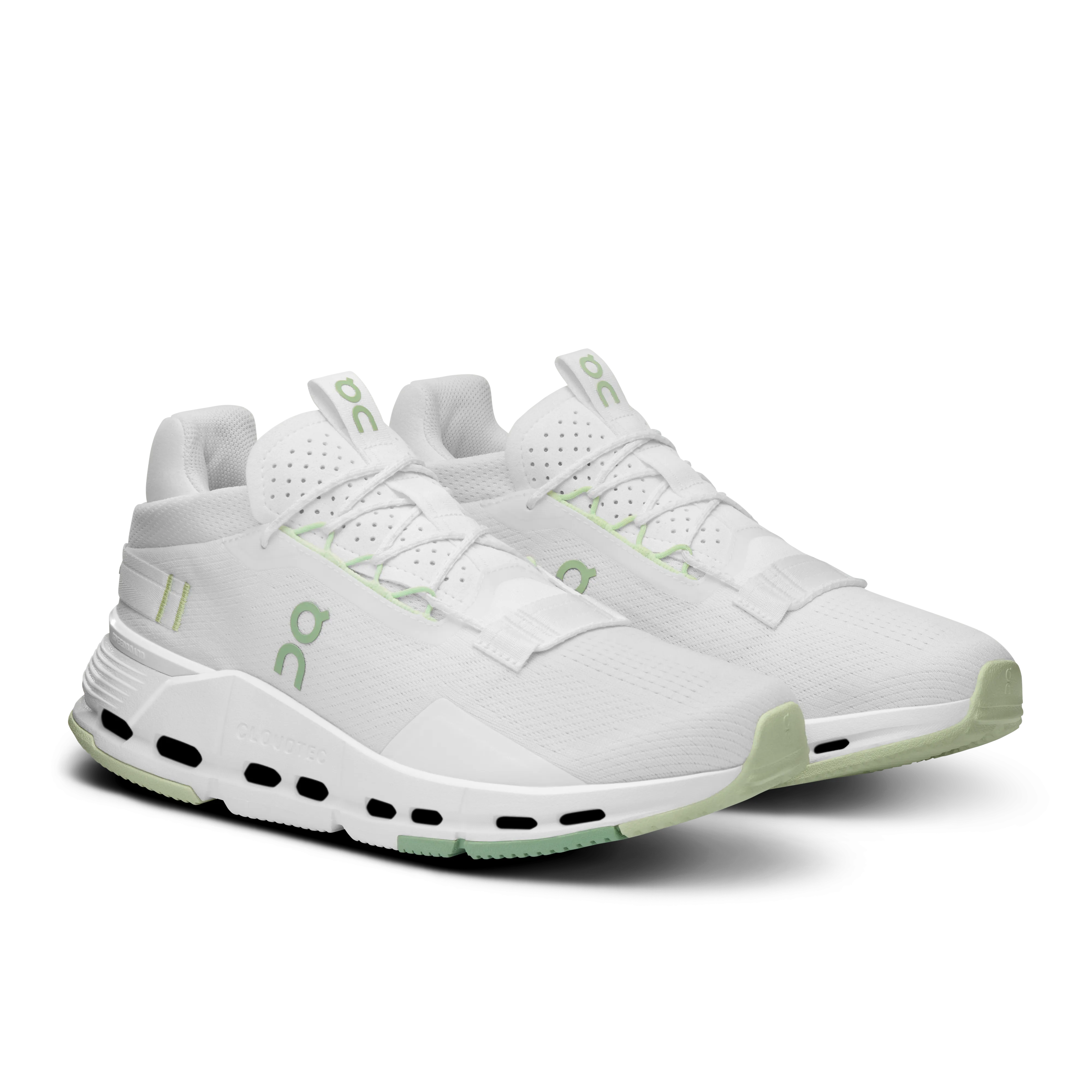 On Running Women's Cloudnova 2 Shoes - White / Sage