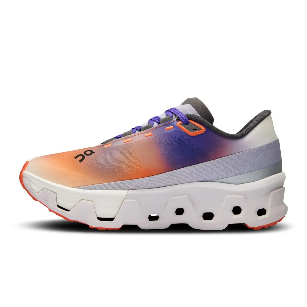 On Women's Cloudmonster Hyper Running Shoes Flame / Frost