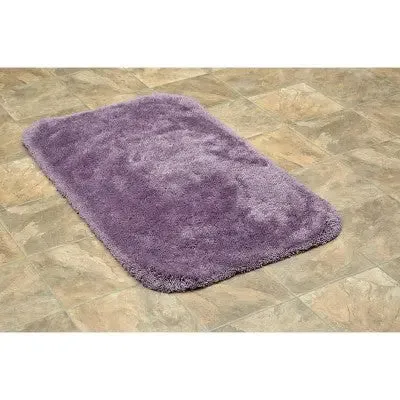 Open Box - 24"x40" Finest Luxury Ultra Plush Washable Nylon Rug Purple - Garland