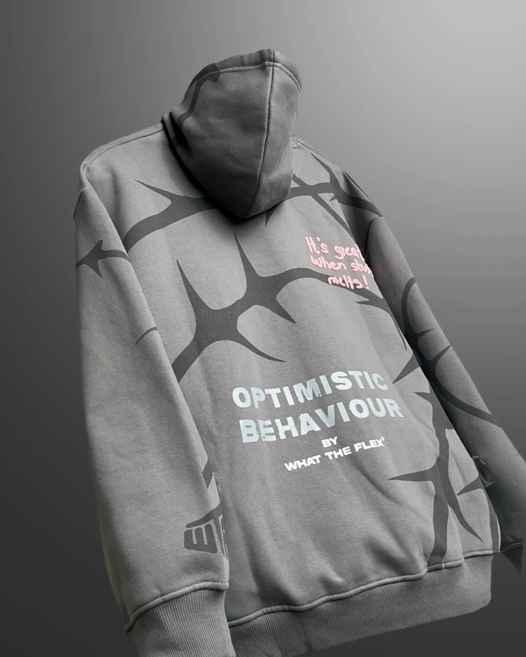 OPTIMISTIC BEHAVIOUR Oversized Hoodie