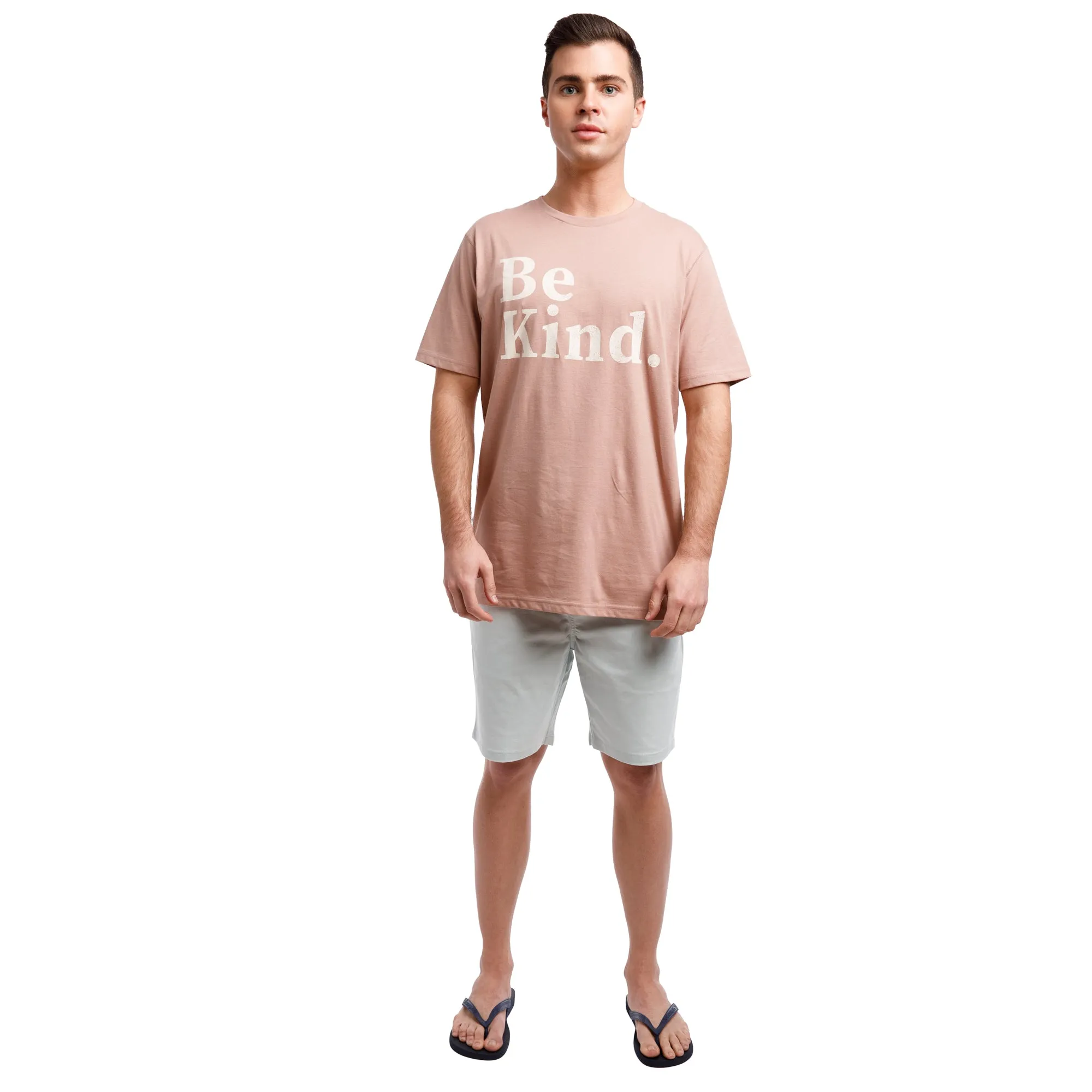 Organic Short Sleeve Crew Neck Tee | Be Kind