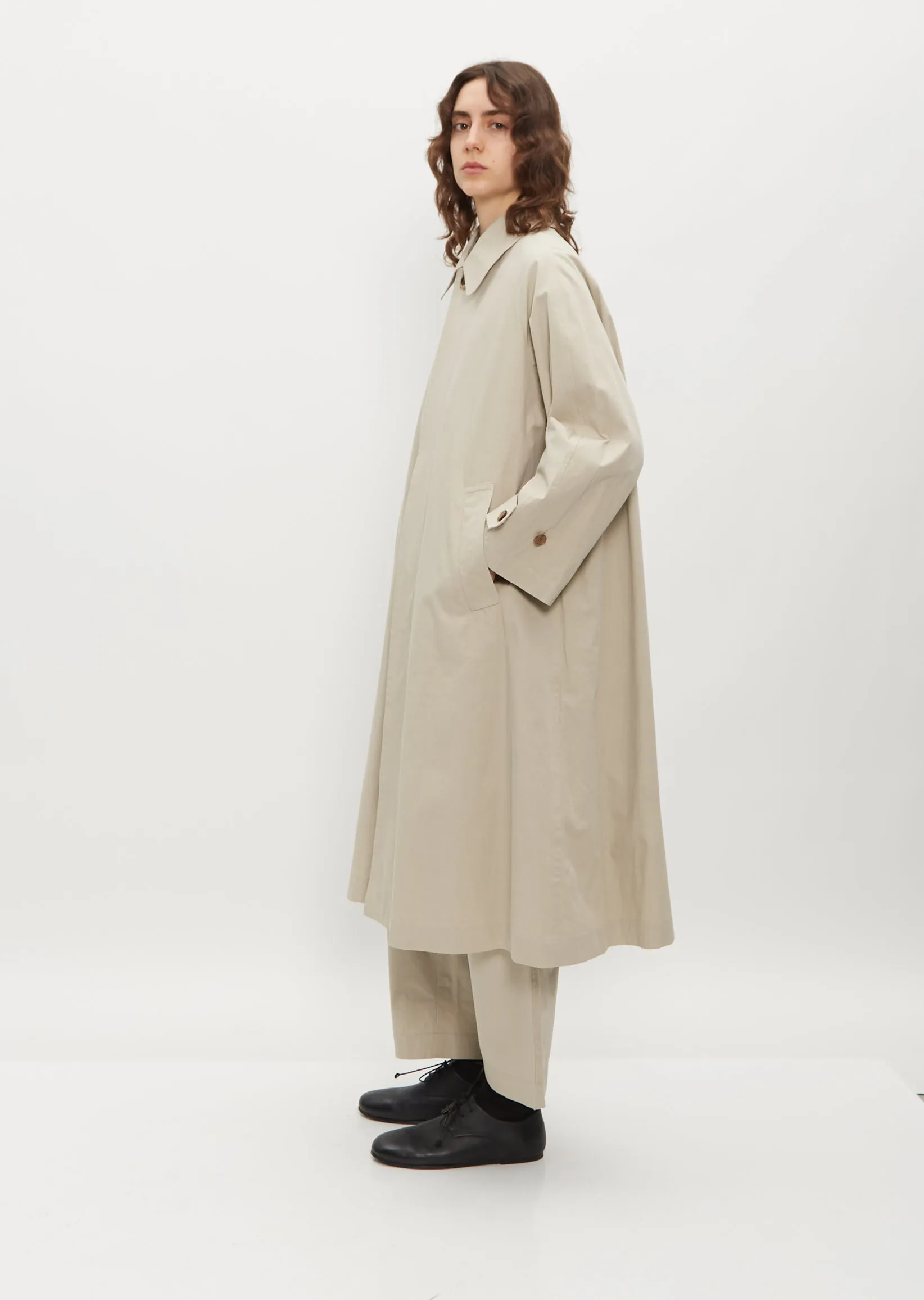 Oversized Wind Slip Soutien Coat