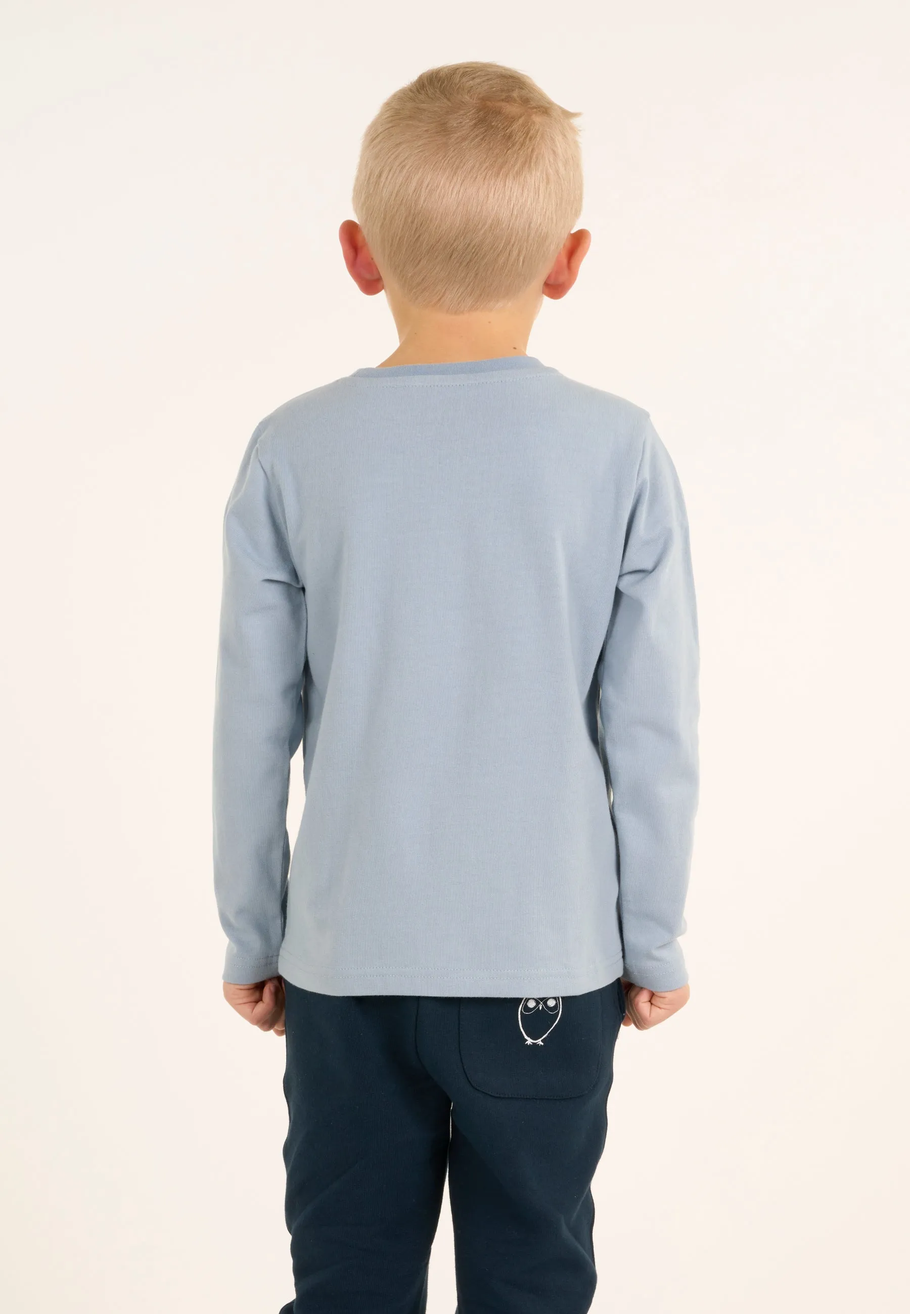 Owl long sleeve t-shirt - Asley Blue