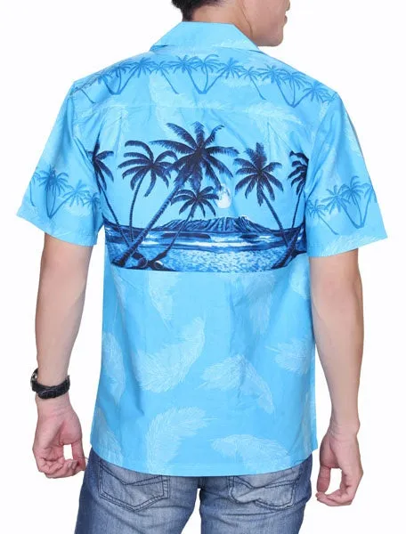 Palm Tree Band Men's Aloha Shirt