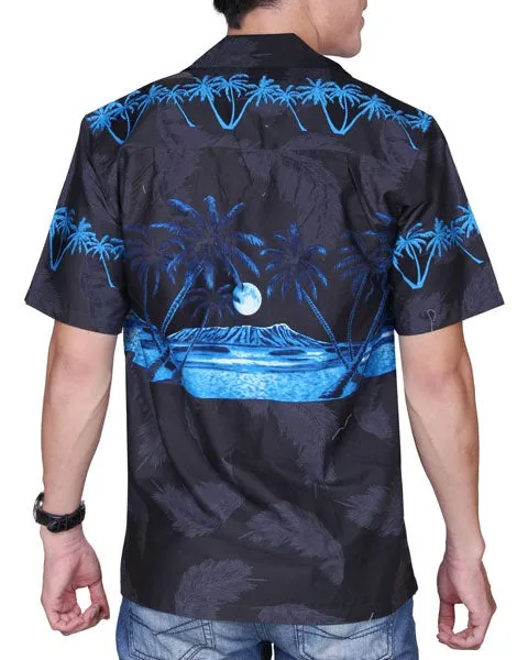 Palm Tree Band Men's Aloha Shirt