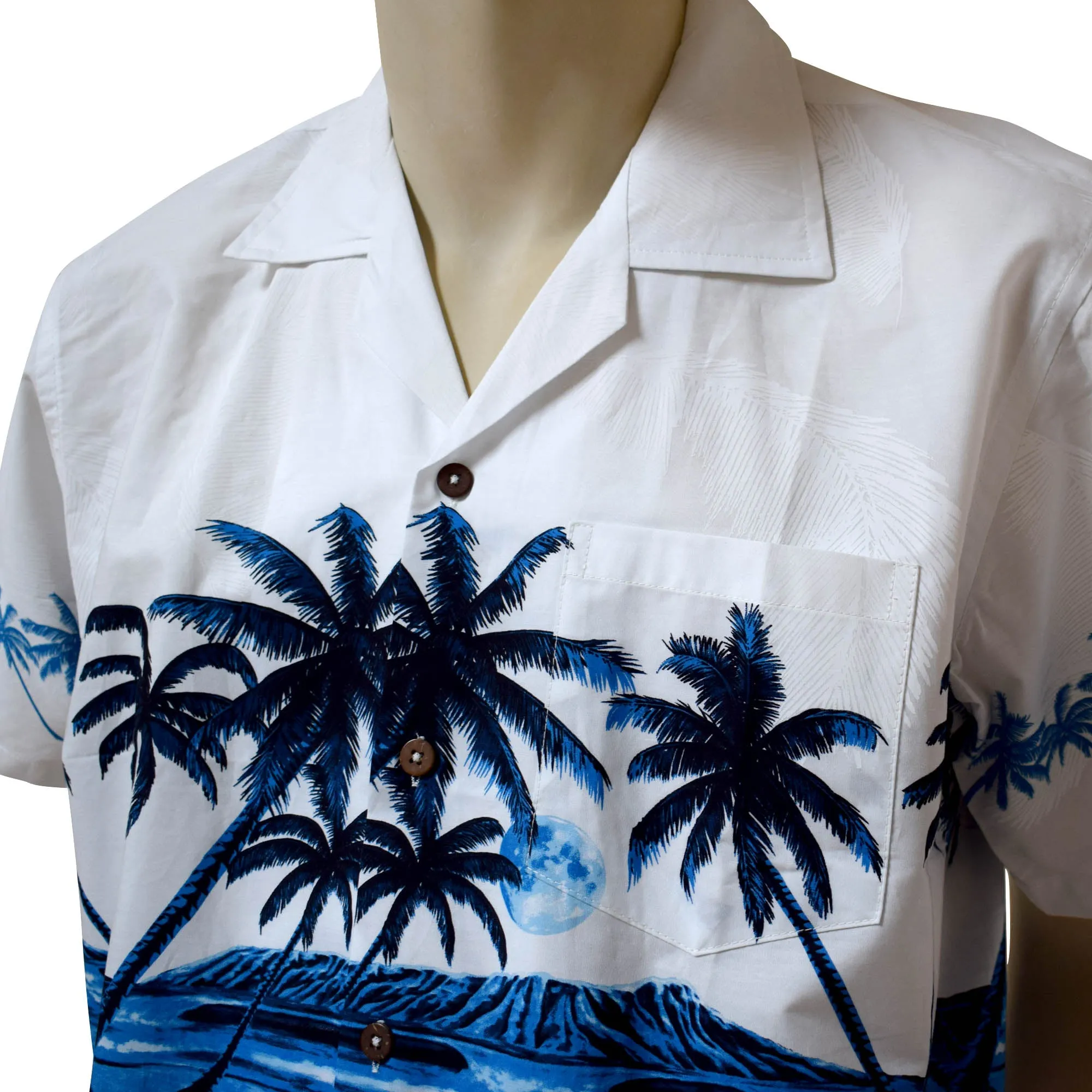 Palm Tree Band Men's Aloha Shirt