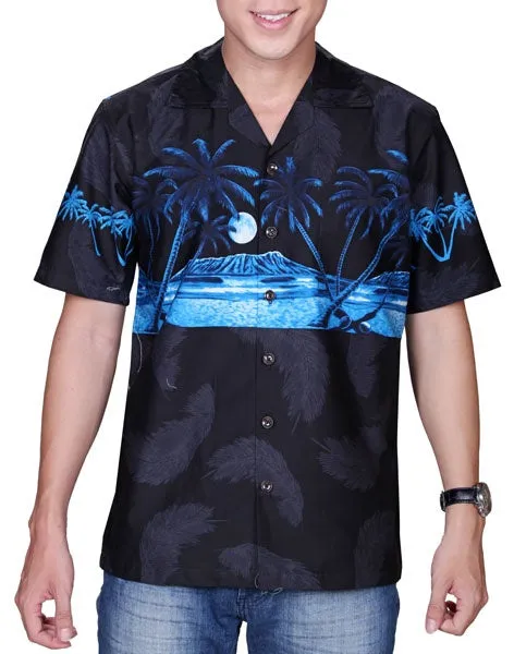 Palm Tree Band Men's Aloha Shirt