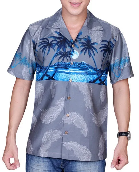 Palm Tree Band Men's Aloha Shirt