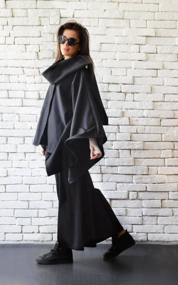 Plus Size Maxi Coat