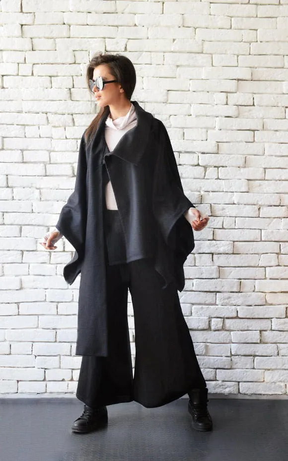 Plus Size Maxi Coat