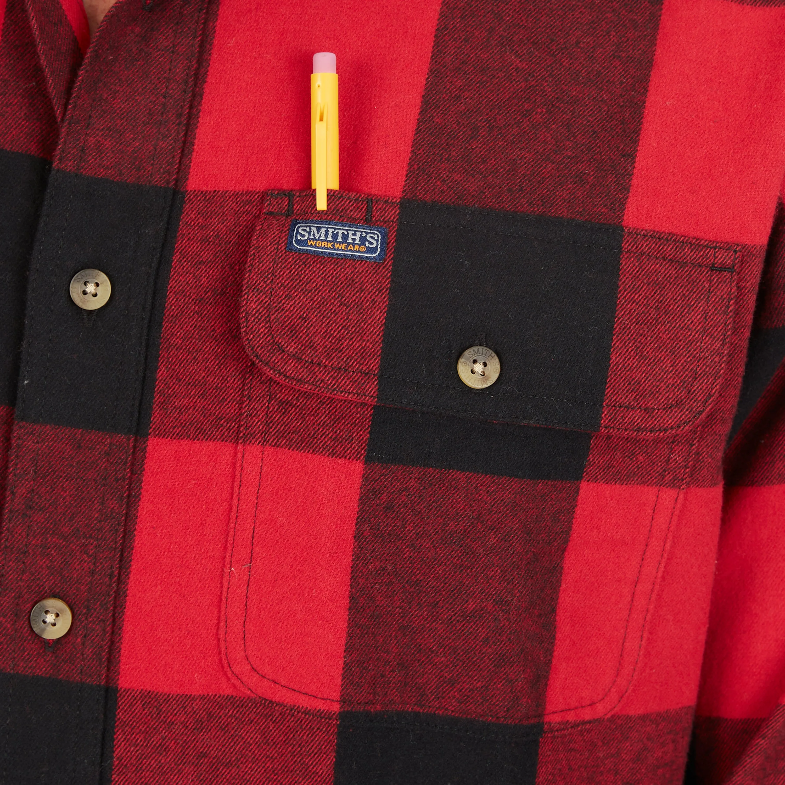 POCKET FLANNEL SHIRT