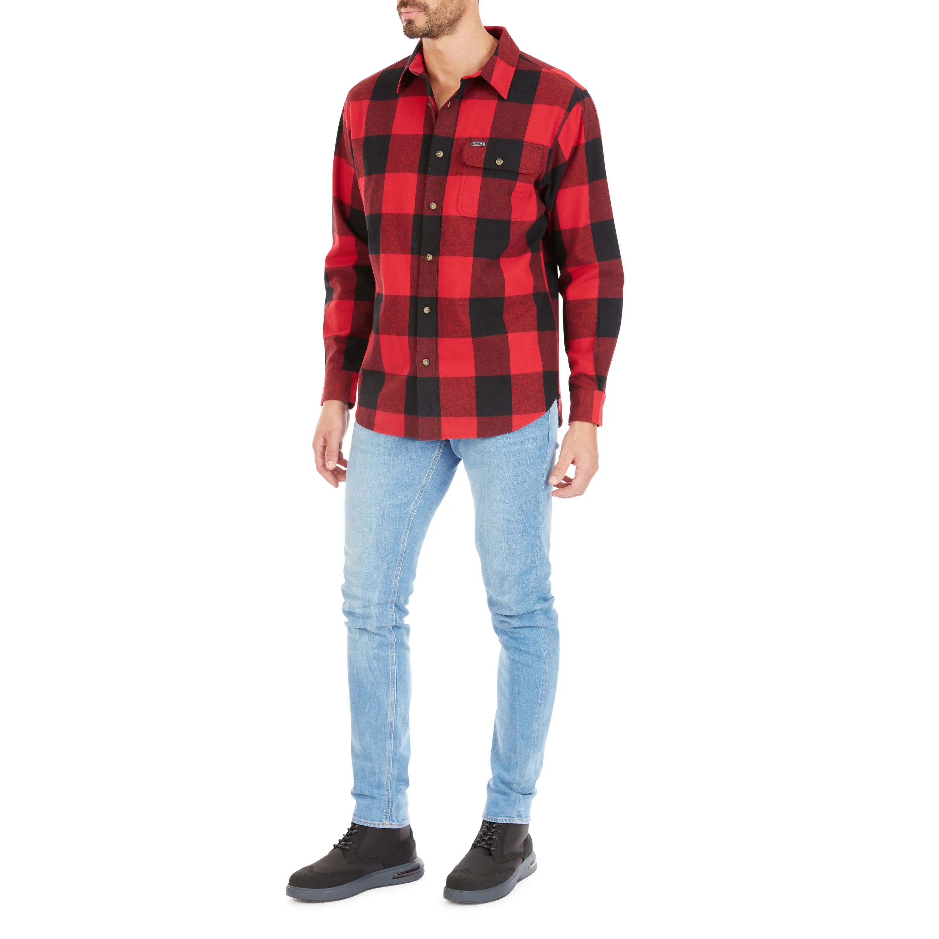 POCKET FLANNEL SHIRT