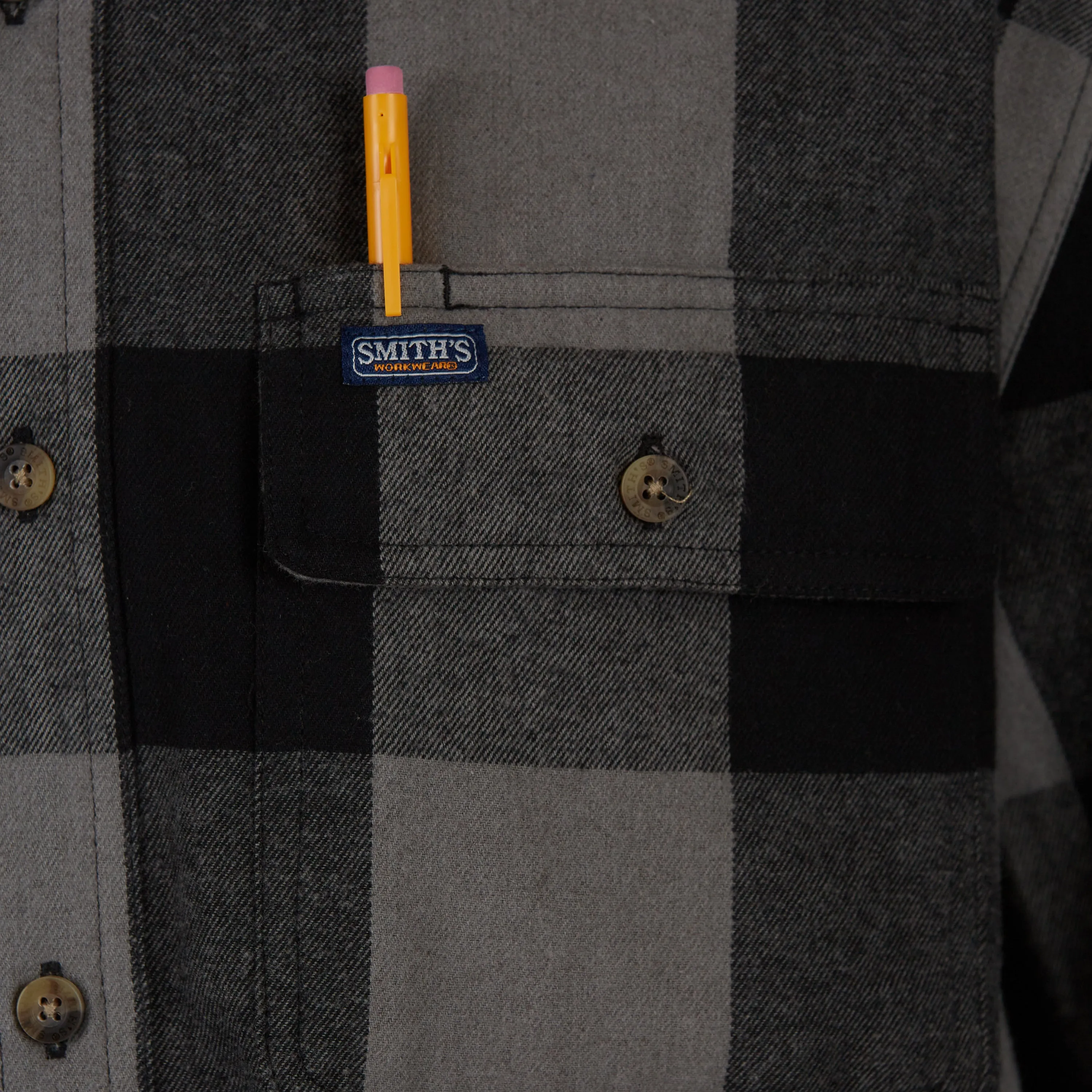 POCKET FLANNEL SHIRT