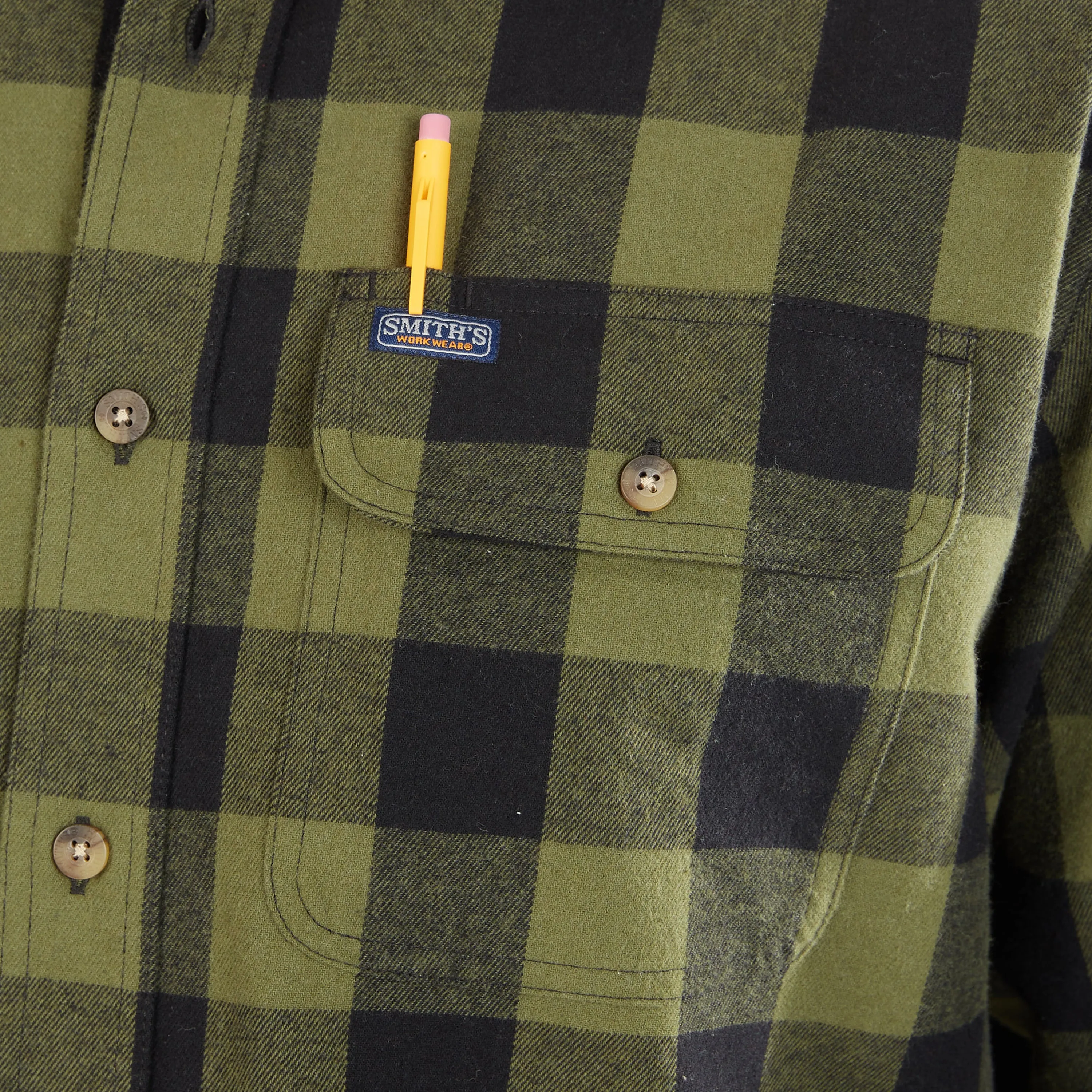 POCKET FLANNEL SHIRT