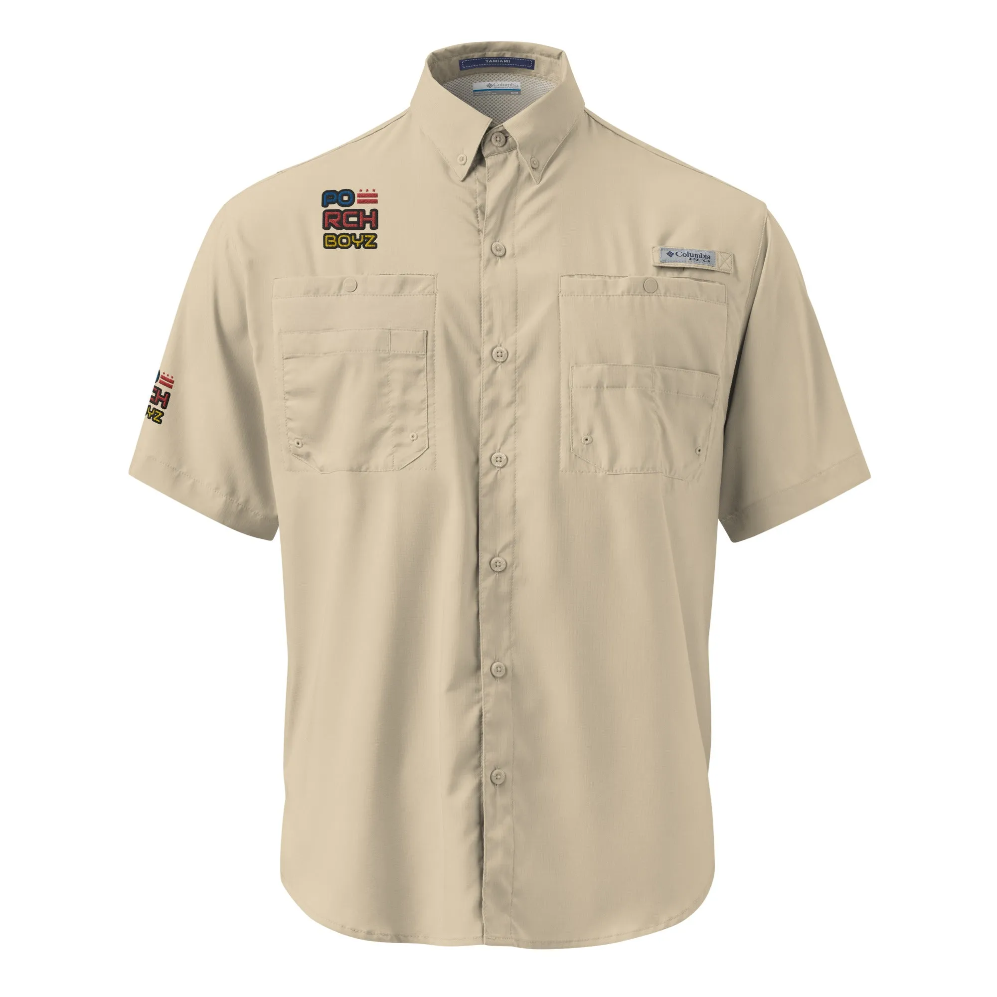 PorchBoyz Men’s Columbia short sleeve button shirt