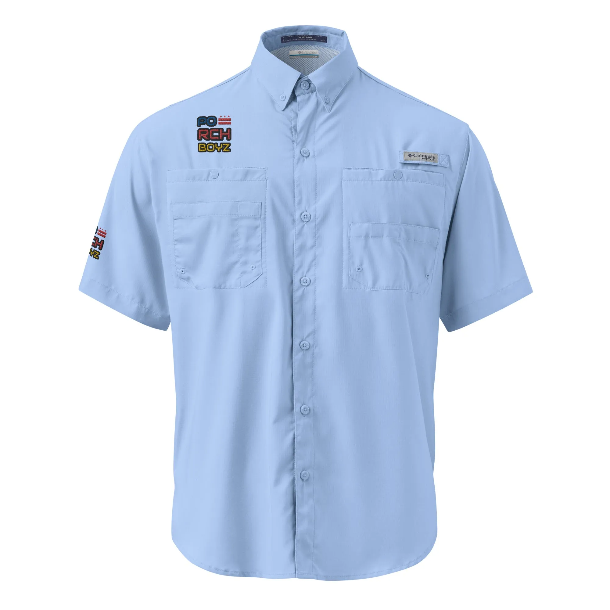 PorchBoyz Men’s Columbia short sleeve button shirt