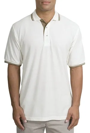 Port Authority - Silk Touch Sport Shirt with Stripe Trim.  K501