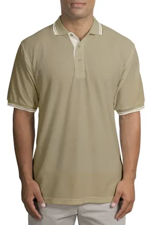 Port Authority - Silk Touch Sport Shirt with Stripe Trim.  K501